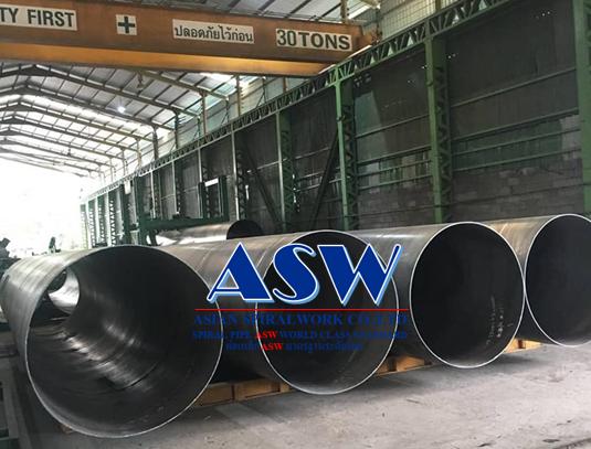 ทุนเรือasw โป๊ะเรือasw แพโป๊ะลอยน้ำasw ท่อสไปรัลasw spiral pipe ฟิตติ้ง 10