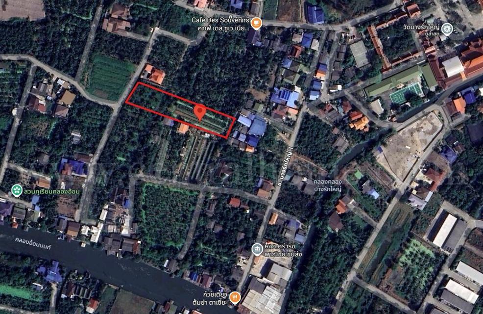 ที่ดินเปล่า 2 - 1 - 61 ไร่ ซอยบางรักใหญ่ 1 นนทบุรี ทำเลดี 6