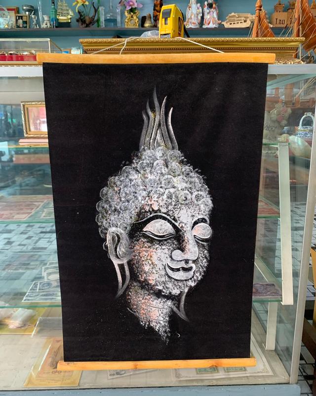 ภาพเขียน บนผืนผ้า ภาพเขียนพระพุทธ 7