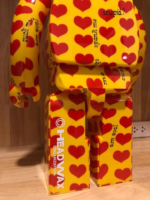 Bearbrick Yellowheart 2