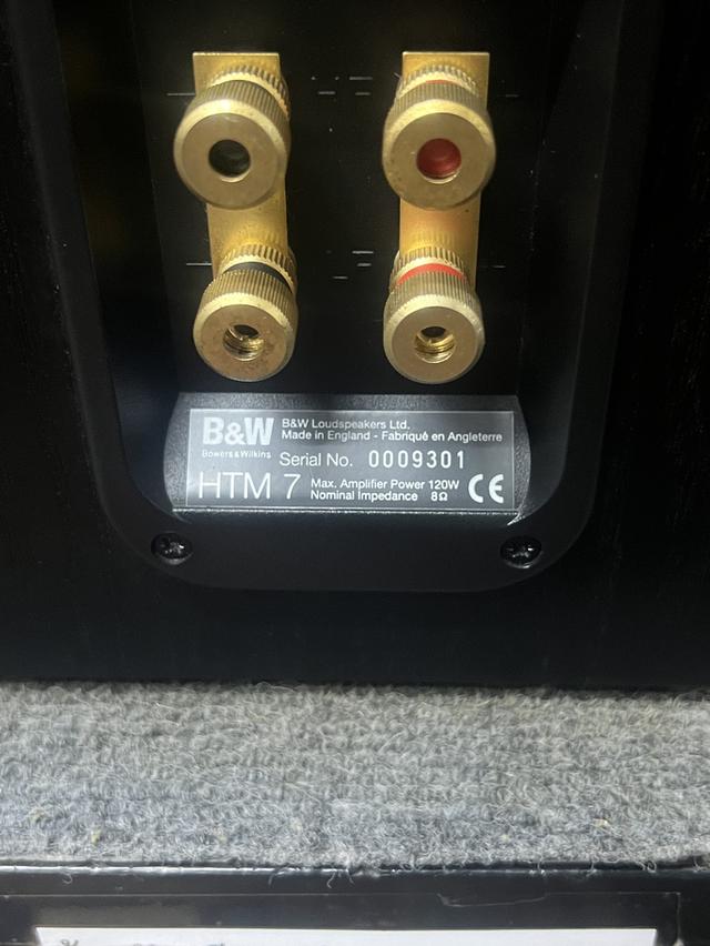 ลำโพง CENTER B&W HTM 7 MADE IN ENGLAND สุดยอดลำโพงCENTER HI ENDแท้รุ่นใหญ่ ตระกูลสูง รูปที่ 10