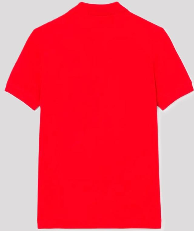 LACOSTE Classic-Fit Men’s Polo Shirt Red รูปที่ 9