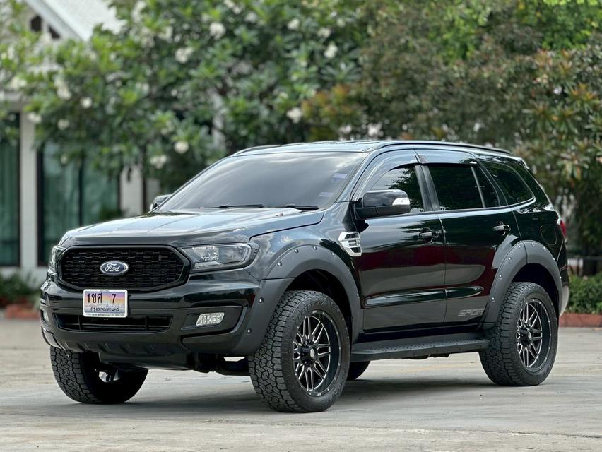 รหัสรถ PAT7 Ford Everest 2.0 TURBO SPORT 2WD 2021 สีดำ
