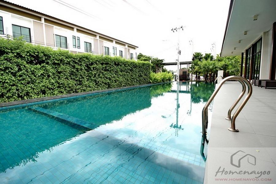 โครงการ พาทิโอ ศรีนครินทร์-พระราม 9 ทาวน์โฮม วิวสวน 20 ตร.ว 3 นอน 3 น้ำ ใกล้รถไฟฟ้าสีเหลือง ศรีกรีฑา 8