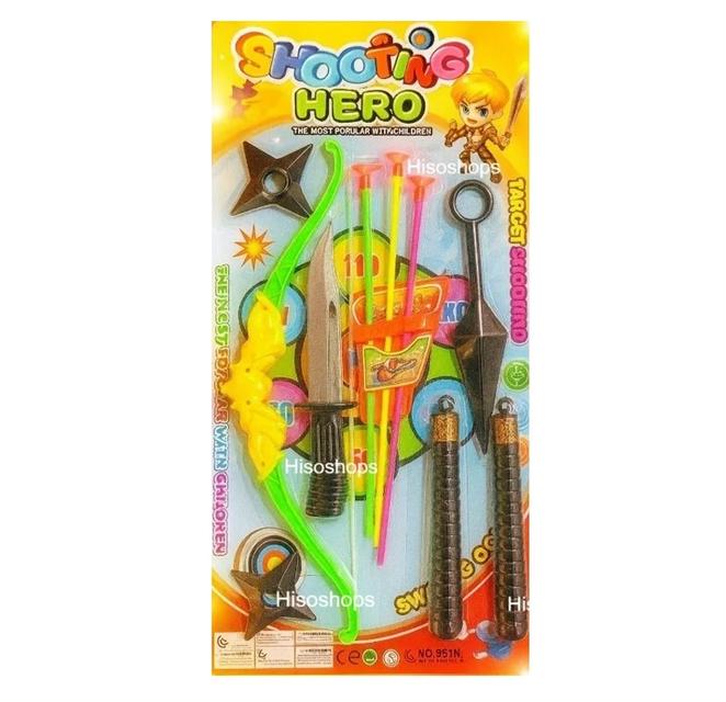 SHOOTING HERO ชุดธนูของเล่นเท่ๆ พร้อมเป้าเล็ง เหมาะสำหรับหนูๆทุกเพศทุกวัย!! 2