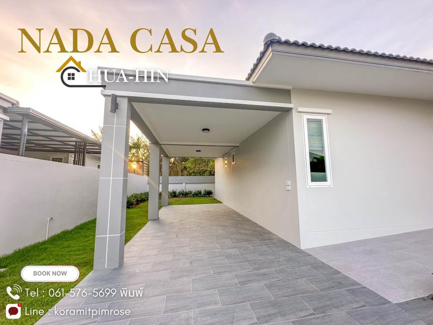 บ้านเดี่ยวหัวหิน🏘️NADA CASA เฟส2 ใกล้ทะเลหัวหิน9กม.🌊 15