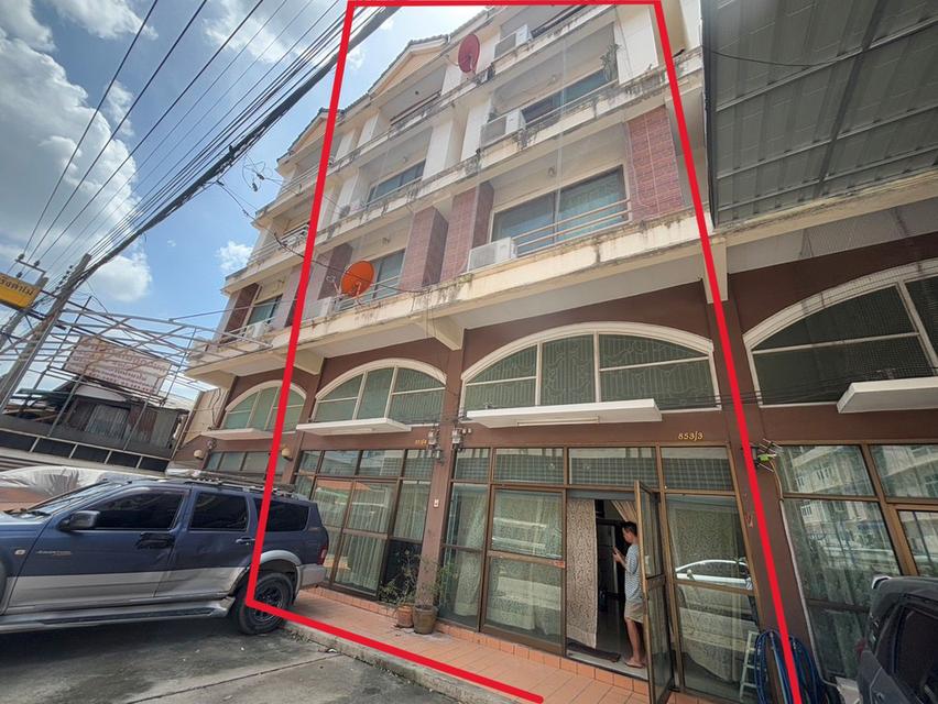 อาคารพาณิชย์ 4 ชั้น พท 46 ตร.วา 500 ตรม เดินทางสะดวก ใกล้ MTRบางโพ 2