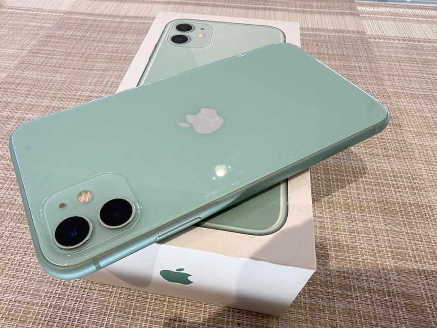 iPhone 11 สีเขียว 14 มีรอยตามรูปที่วง รูปย่อยที่ 4