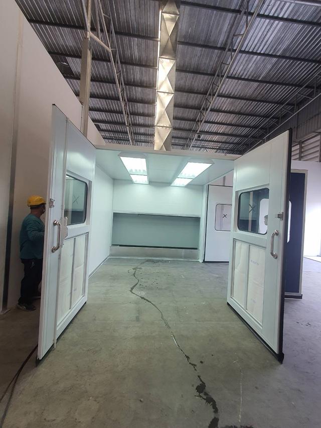 ขาย สร้าง ติดตั้งห้องพ่นสีรถยนต์ ห้องพ่นสีอบสีขนาดใหญ่ โรงพ่นสีเครื่องบิน ห้องพ่นสีเฟอร์นิเจอร์ ห้องอบพ่นสีอินฟราเรด พร้อมงานเซ็นแบบห้องพ่นสี 18