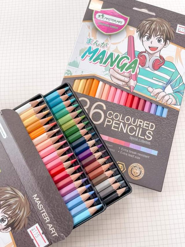 มาสเตอร์อาร์ต ดินสอสี 36 สี รุ่นมังงะ  2