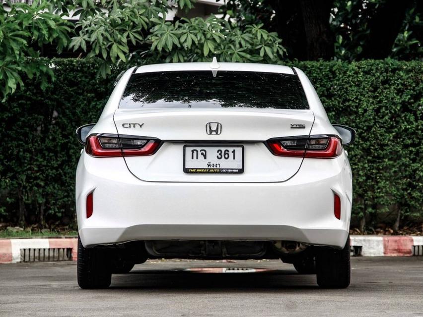 HONDA CITY 1.0 S TURBO ปี 2023 (VAT.) โฉม ปี 19-ปัจจุบัน เกียร์ AUTO สีขาว รถสวยพร้อมใช้งาน เบนซิน ไมล์แท้เพียง 46,230 km. 5