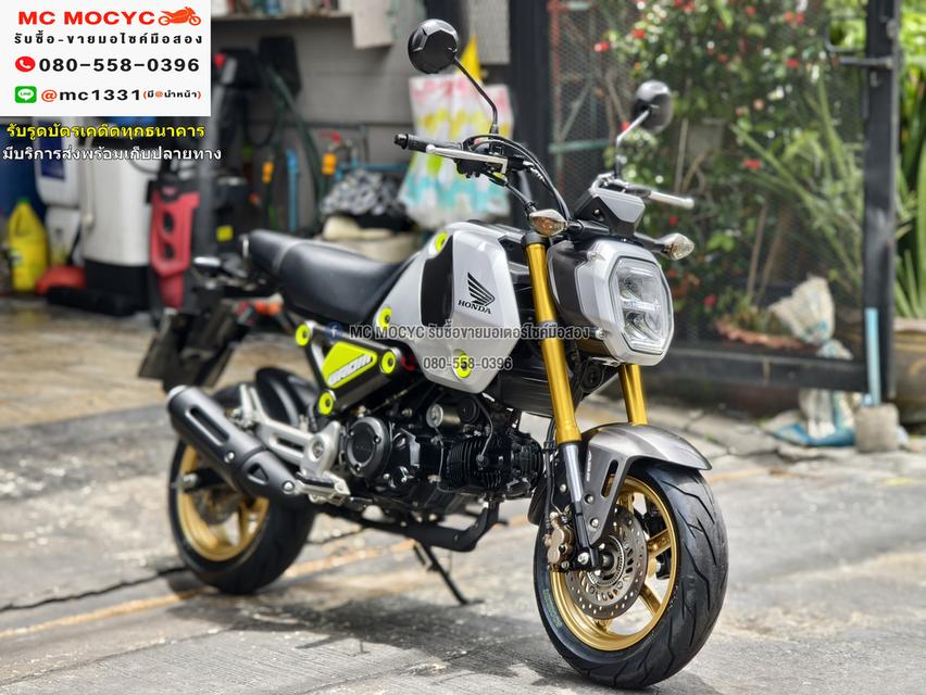 Msx Grom abs 2022 วิ่ง10000โล รถบ้านแท้ไม่ใช่รถประมูล เครื่งท่อเดิมชุดสีสวย มีเล่มชุดโอนครบ No1137