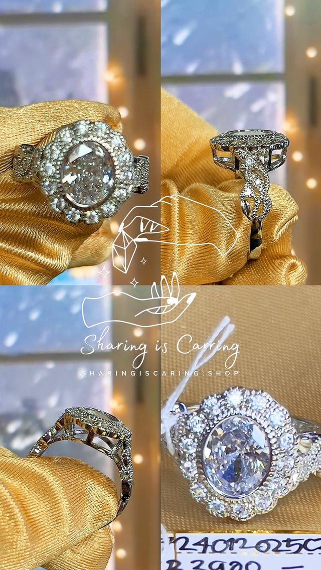 💎 Rare CZ Diamond ✅ Old money style ✅ แหวนเพชร CZ หายาก สไตล์ผู้ดีเก่า ✅ ราคาเต็ม 3,900.- เหลือ 2,900.- 5