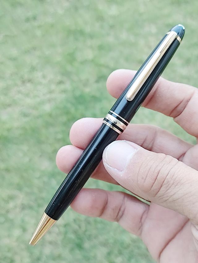 ปากกา มองบลังค์ 164 รุ่น Montblanc Meiterstuck 164 Black with Gold Trim Ballpoint Pen รูปย่อยที่ 2