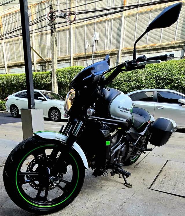 ส่งต่อ Kawasaki Vulcan 650 ปี 2017 สีขาวเขียว ราคาแบ่งปัน 4