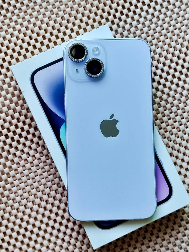 🔴 ขาย iPhone 14 / 128 GB ZP/A ( ศูนย์ไทย ) สีม่วง (Purple) แบตเตอรี่ 80% เครื่องแท้เดิม ๆ ไม่เคยแกะ ไม่เคยซ่อม สภาพสวย พร้อมใช้งาน 100% รูปที่ 5