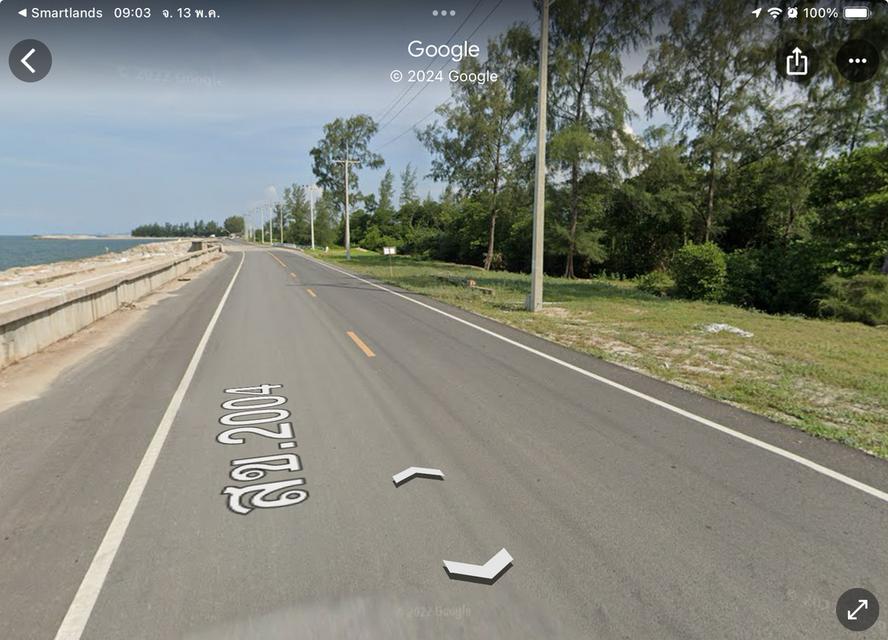 ที่ดิน 12 ไร่ 3 งาน ใกล้หาดบ่ออิฐ ติดถนนสายหลัก สายรอง 2