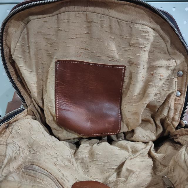 🔥Vintage André Maurice Made in Italy Leather Doctor Bowling Bag รูปที่ 7