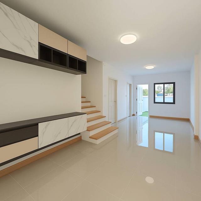 ทาวน์โฮมแปลงพิเศษ The Thamm 2 ลาดกระบัง เจ้าของขายเอง | หลังบ้านใหญ่ | ราคาดีที่สุดในโครงการ 3