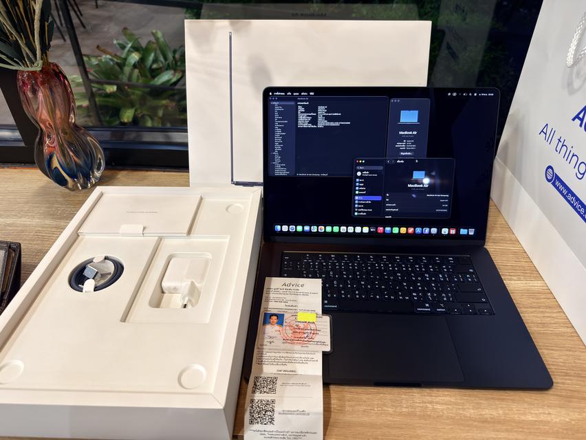 Macbook air m4 จอ 15 นิ้ว Ram 24 ความจุ 512