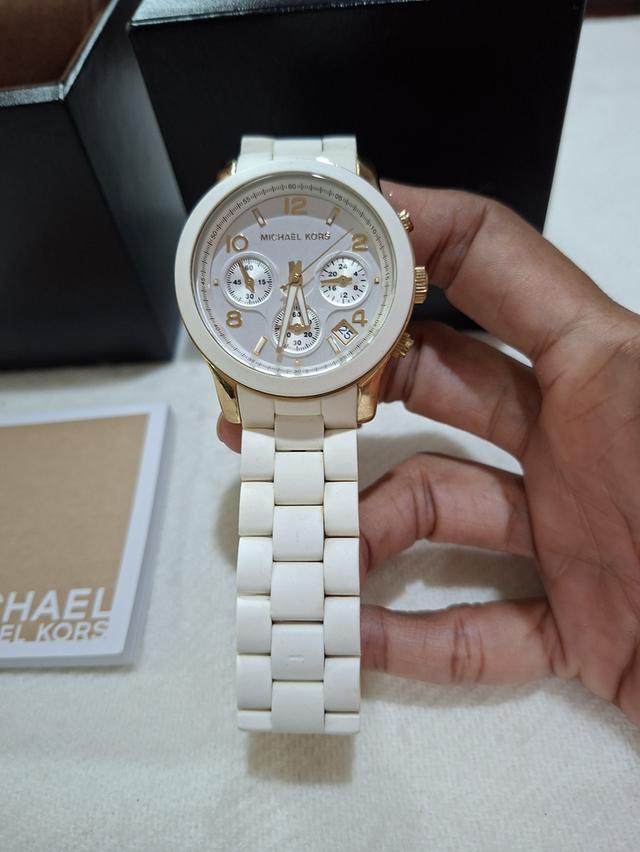 นาฬิกา Michael Kors มือสอง ใช้เอง นาฬิกาไม่เดิน มีกล่อง ใบ อุปกรณ์ ครบค่ะ รูปที่ 3