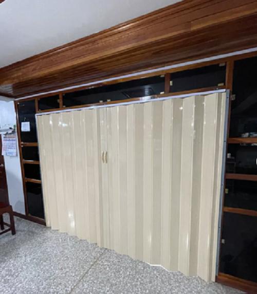 ขายฉาก PVC แบบทึบ กั้นแอร์ กั้นห้อง กั้นบันได