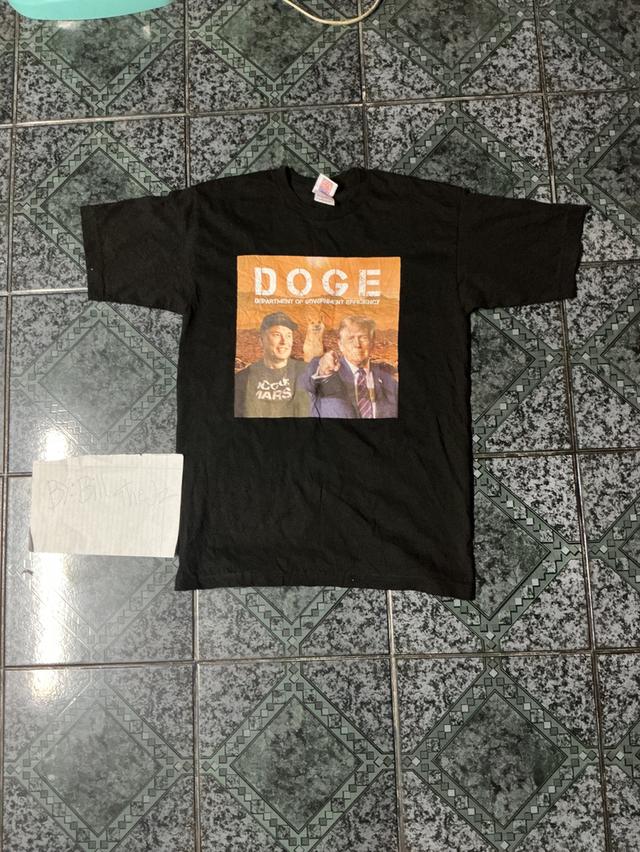 เสื้อ Elon Musk Donald Trump Doge