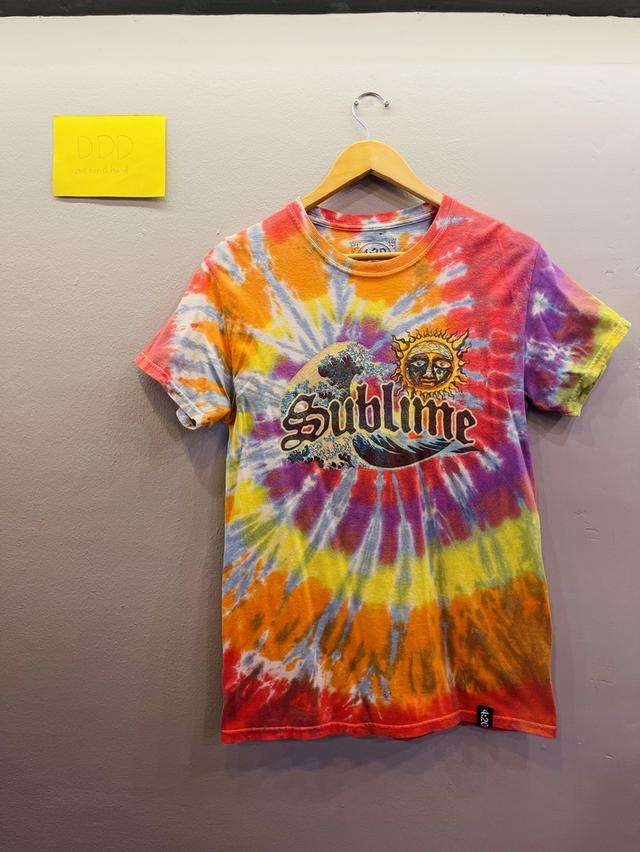 เสื้อวง Sublime ลายมัดย้อม (ของแท้) Size S 18x27.5 ส่งฟรี
