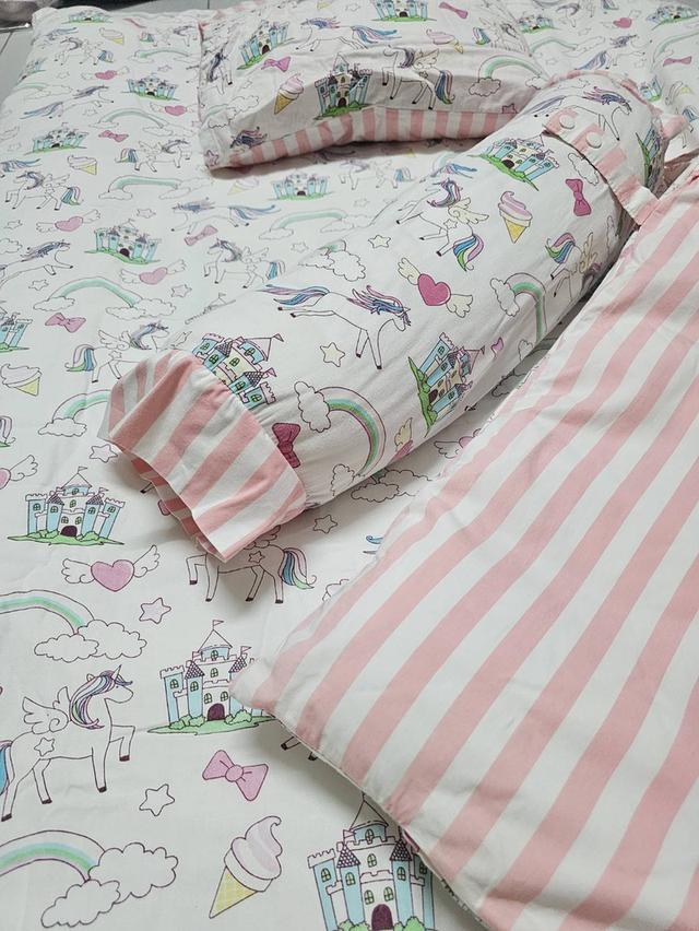 ชุดที่นอนเด็กอนุบาล พับได้ Nichpatr ปลอกผ้า Nano Airflow มือสอง สภาพสมบูรณ์ 6