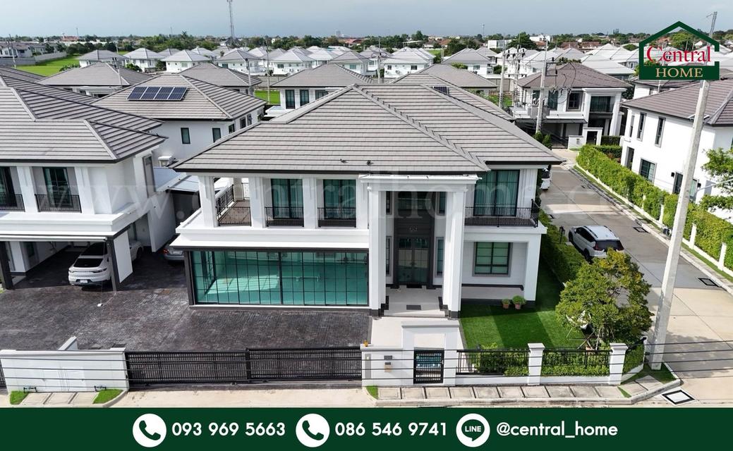 บ้านเดี่ยวหรู สไตล์ Modern เศรษฐสิริ กรุงเทพ - ปทุมธานี วิวสนามกอล์ฟ Panorama ดีที่สุดในโครงการ