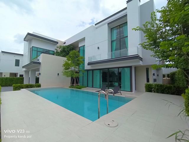 ขายบ้านตัวอย่าง Pool Villa สุดหรู โครงการ The Master ราชพฤกษ์ – ปิ่นเกล้า Private Pool Villa | Timeless Living – Generation Thriving 1