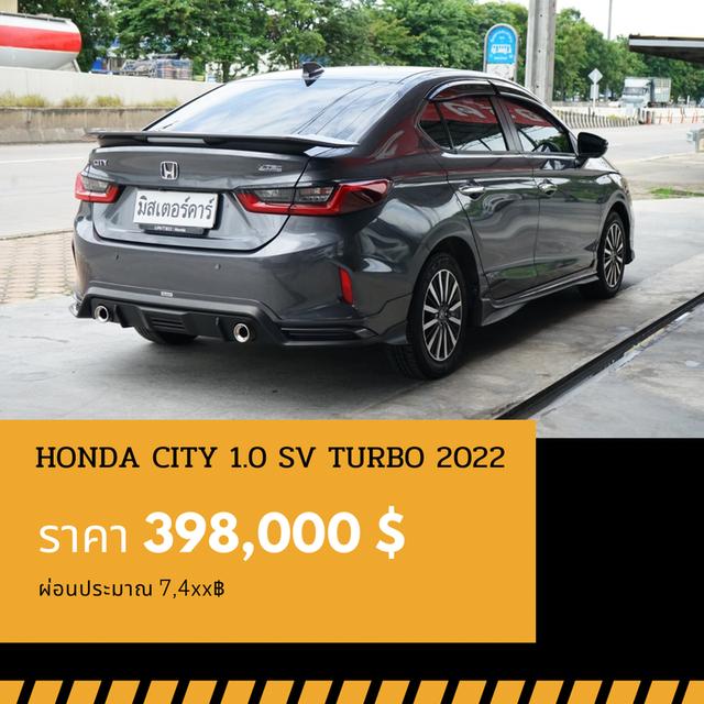 🚩HONDA CITY 1.0 SV TURBO 2022  3