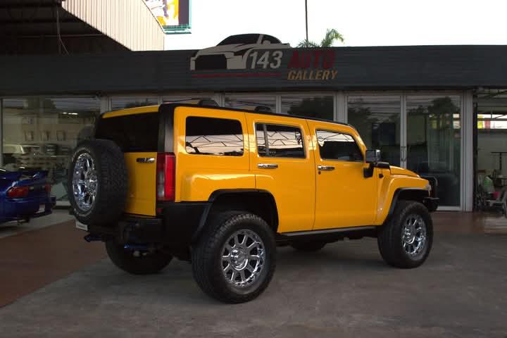 Hummer H3 สีเหลือง 4