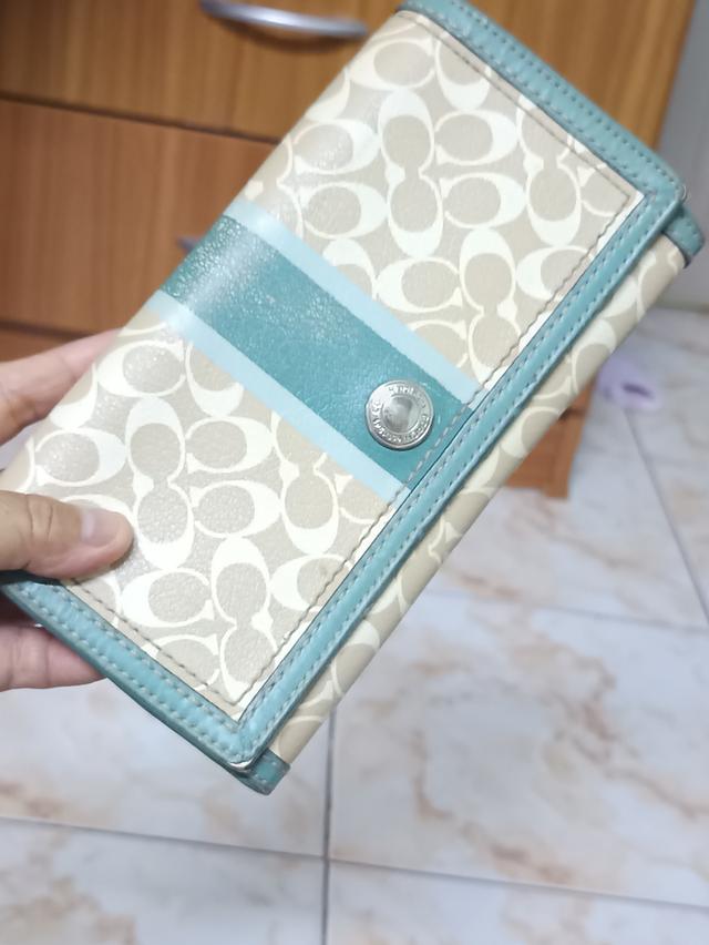 กระเป๋าสตางค์coachแท้มือสอง