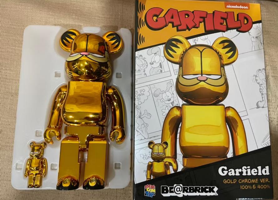 ขาย Bearbrick Garfield Chrome 400% + 100% ของใหม่ 3