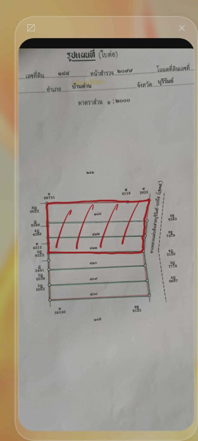 ขายที่ดินติดถนน 219 ทำเลดี 6-2-55 ไร่ ใกล้แหล่งท่องเที่ยวและคมนาคมสะดวกมากใกล้สนามบิน 1