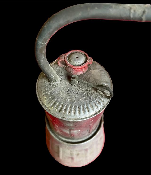 ตะเกียงโบราณ ตะเกียงแก๊ส Carbide Lamp แบบดั้งเดิม อายุหลายสิบปี รูปที่ 5
