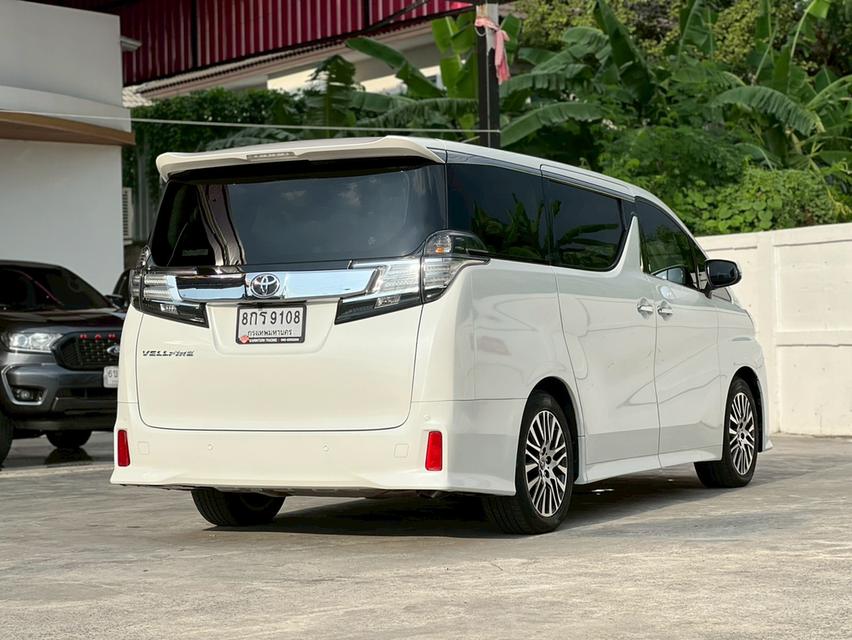 ปี 2016 TOYOTA VELLFIRE, 2.5 โฉม ปี15-23 เกียร์ออโต้ เครื่องเบนซิน ตัวท็อปสุดพร้อมใช้สุด คู่มือ+บุ๊คเซอร์วิสครบ 3
