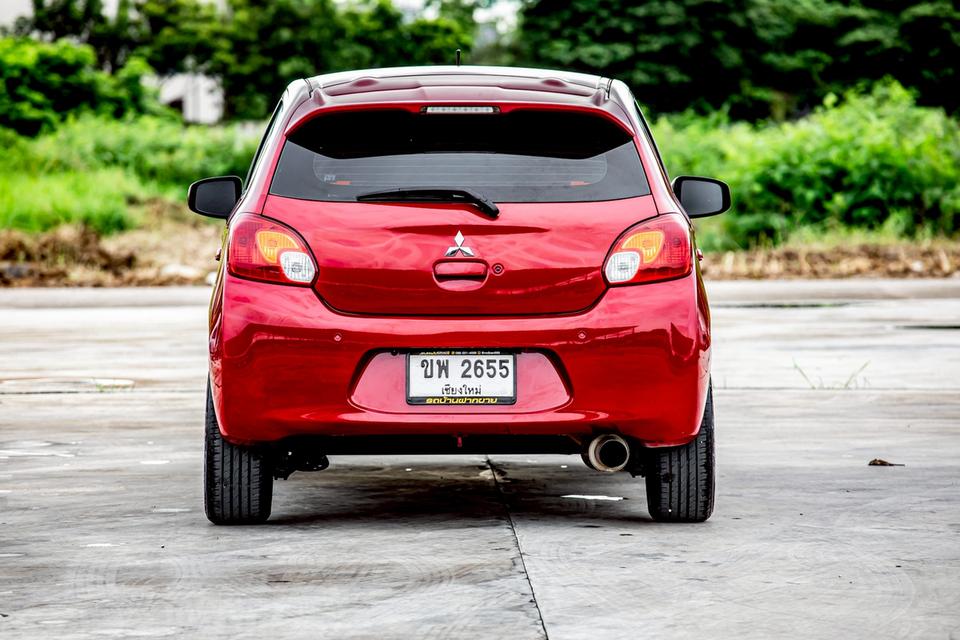 Mitsubishi Mirage 1.2 GLS ปุ่มสตาท์ ปี 2013 ออโต้ สีแดง  7
