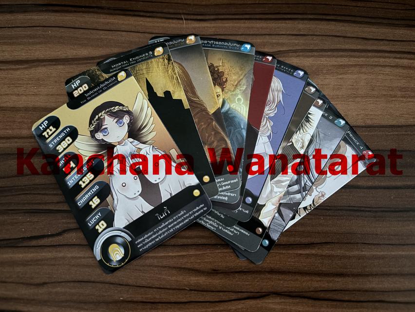 การ์ด Enter การ์ดสะสม การ์ดเกม การ์ดตัวละครจากนิยาย Enter