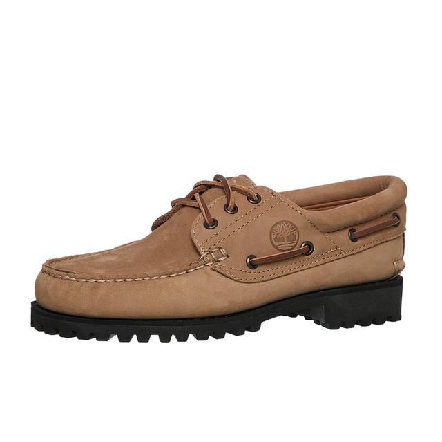 รองเท้าทรงเรือ Timberland Authentic สีเบจกลาง หนังนูบัค