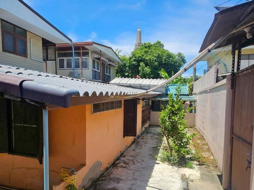 ขายบ้านพร้อมที่ดิน 1 งาน ริมคลอง ใกล้วัดอรุณ ในย่านเมืองเก่าฝั่งธนบุรี มีทางเข้าออก 2 ซอย 2