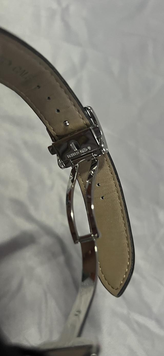   ”Seiko Spirit Quartz Daytona Chronograph Tachymeter Green“Made in japan รุ่น”SBTR017”เขียวทอง สายหนังน้ำตาล  5