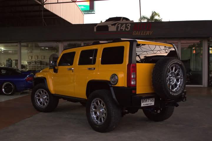 Hummer H3 สีเหลือง 5