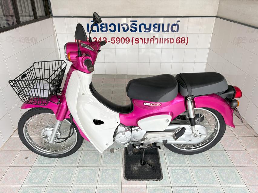 Super Cub รถบ้านแท้ ผู้ญใช้ สภาพพร้อมใช้ สีเดิมโรงงาน เอกสารครบ ไม่เคยล้ม เครื่องเดิม ศูนย์ดี วิ่ง10000 กลางปี61 4