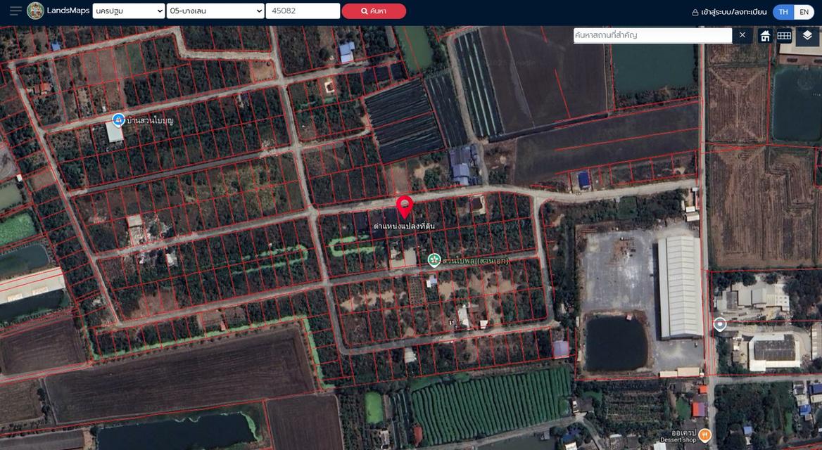 ด่วน ประกาศขายที่ดินเปล่าทำเลดี (ถมแล้ว) ราคาถูก 128 ตารางวา โฉนดที่ดินเลขที่ 45082 ตำบล บางเลน อำเภอ บางเลน จังหวัด นครปฐม 2