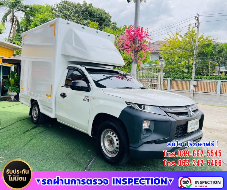 🛻 2022 Mitsubishi TRITON 2.5 Single Cab GL 📦 ตู้แห้ง สูงใน 180 ซม. 💪 เสริมแหนบ รองรับงานบรรทุก รูปย่อยที่ 3