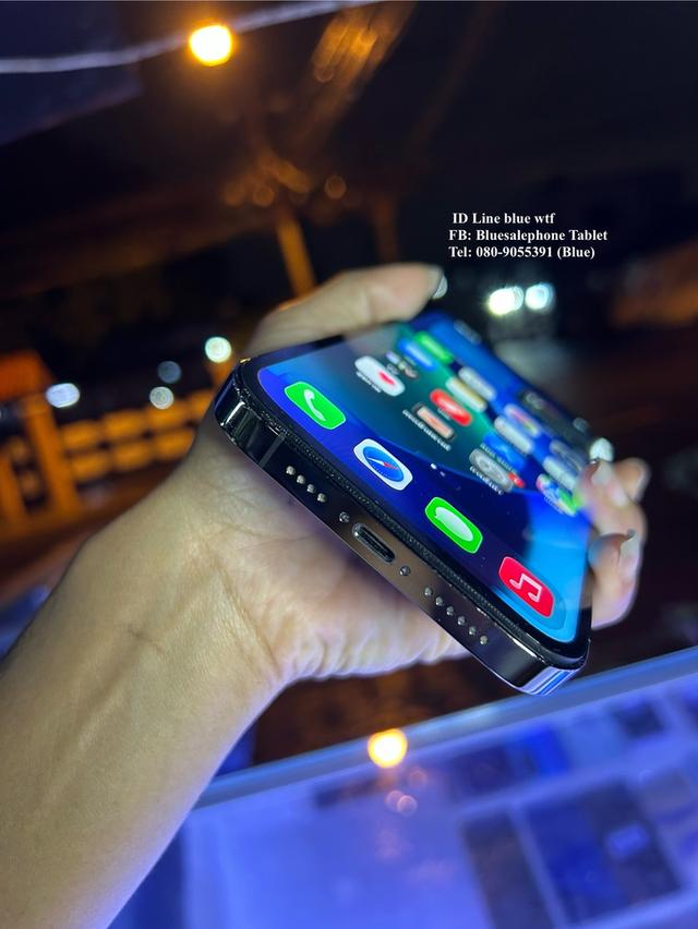 IPhone13 Pro Max 128GB TH  เครื่องศูนย์ไทย  ไม่ติดล็อค แบตดี ใข้งานปกติ สภาพสวย รูปที่ 4