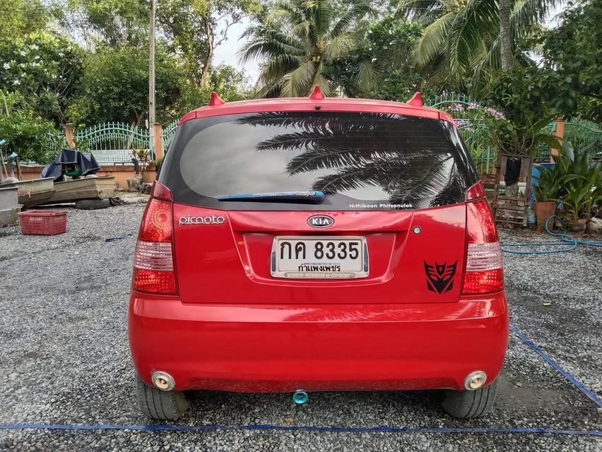 Kia Picanto ตัว Top สีแดง ปี 2008 จังหวัด ร้อยเอ็ด 4