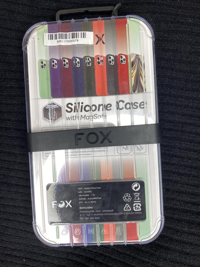 เคสไอโฟน14proยี่ห้อFoxของแท้สีพื้น